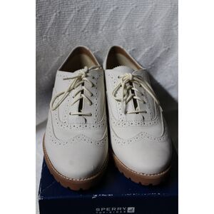 Sperry Top Sider Ashbury Ivory Nubuck Women's Size 9M (New)(Other)